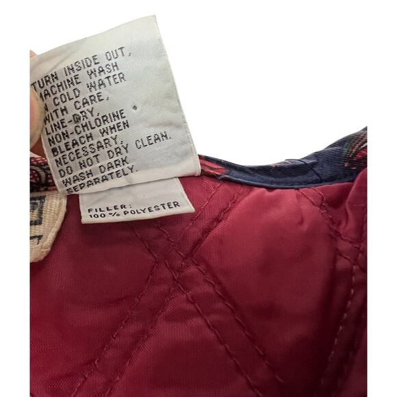 Vintage Line-up Zip Utility Fishing Print Vest  Size M  Halloween Theatre Prop - Picture 7 of 7